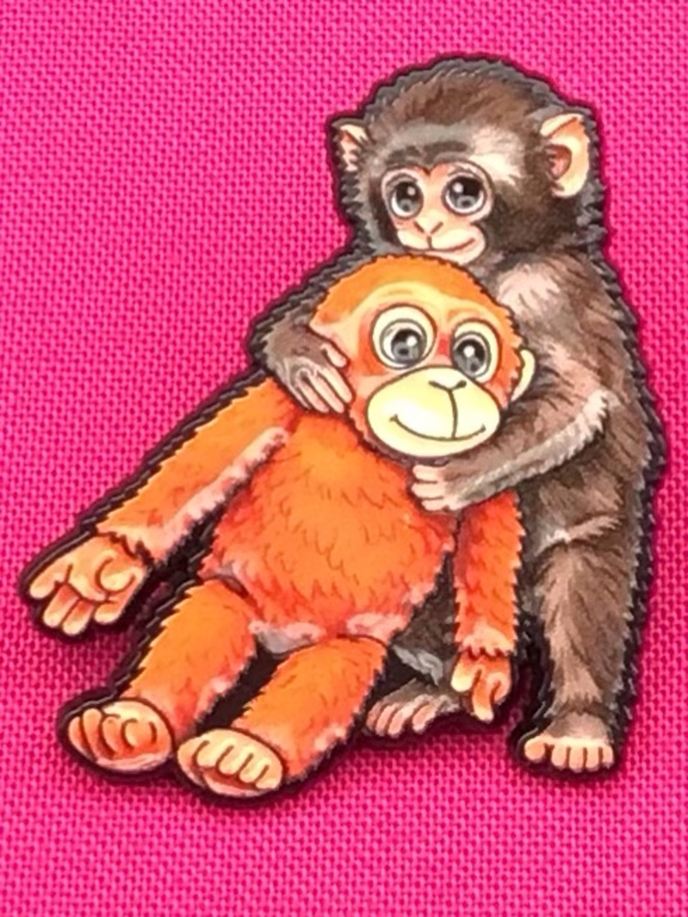 Baby Chimp Enamel Pin